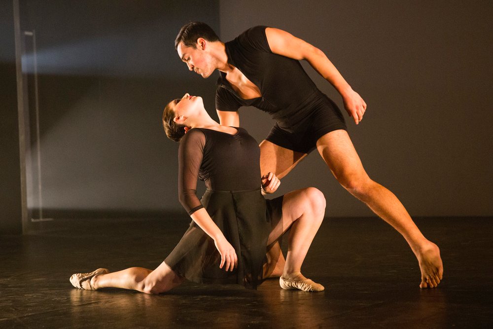Dancers performing on stage
