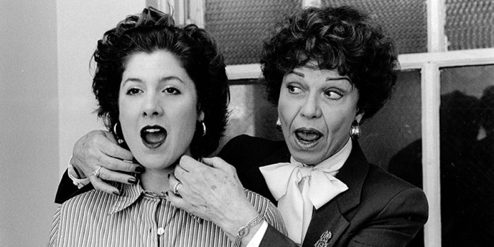 AMDA individual voice teacher Eileen Schauler with student.