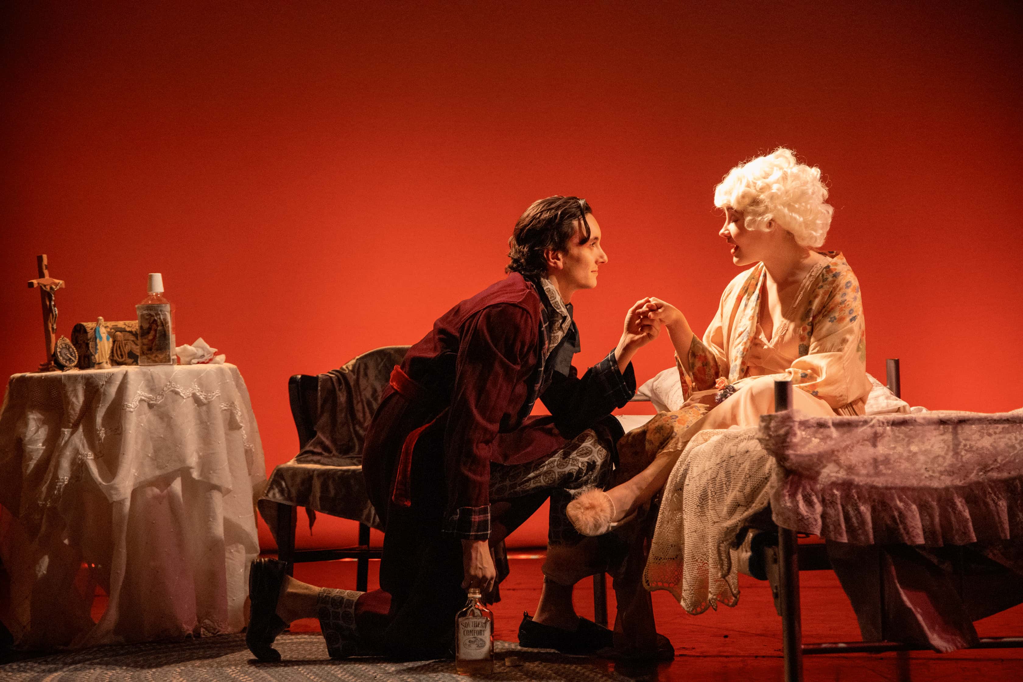 Actor holding a book