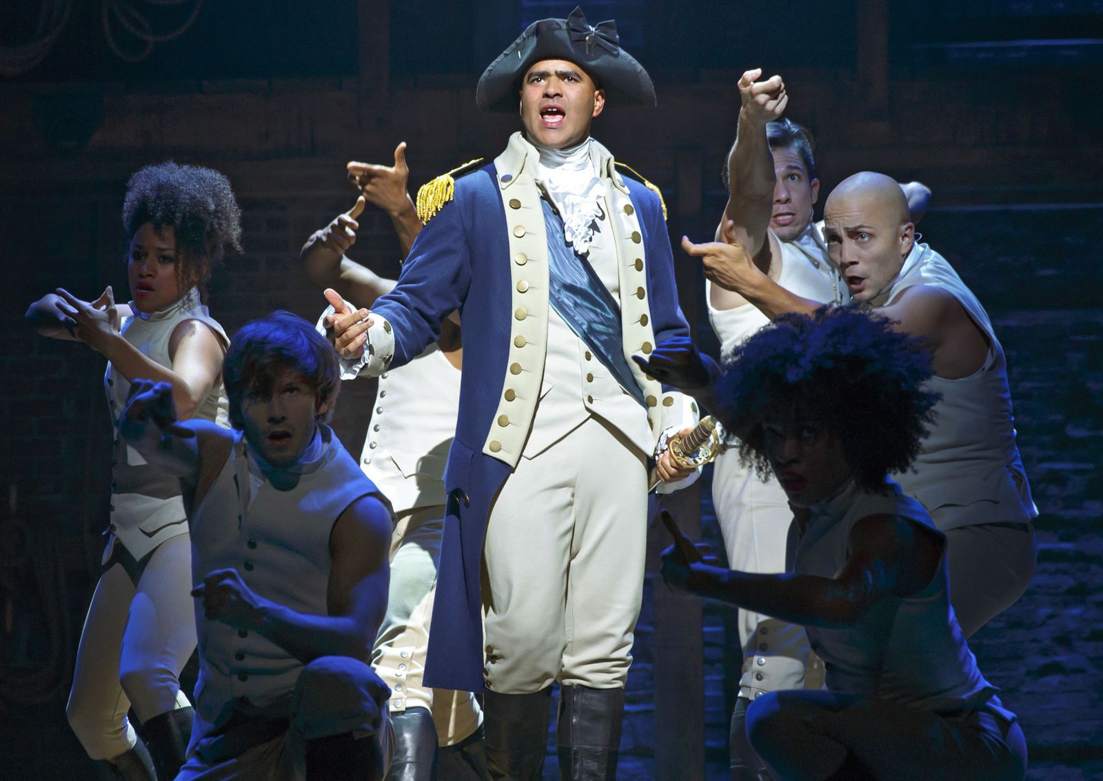 Christopher Jackson as George Washington