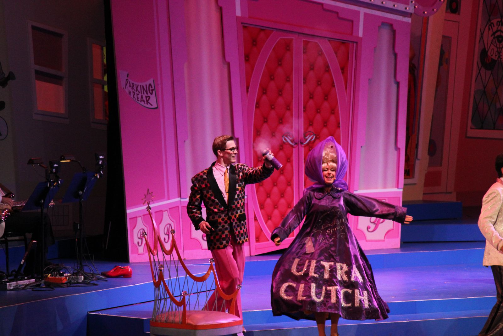 Daniel And Tara Macri (Amber Von Tussle) during the number "(It's) Hairspray!"