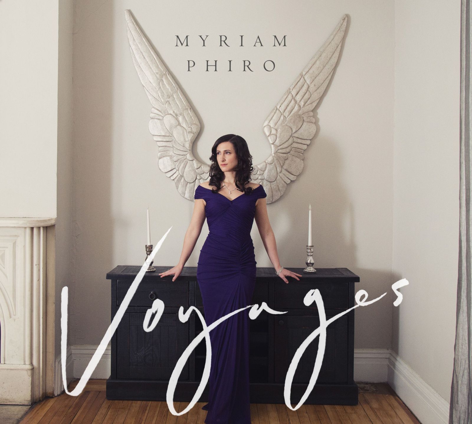 Cover art for Myriam Phiro's debut album Voyages